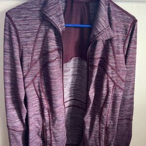 lululemon athletica Maroon Heathered Jacket